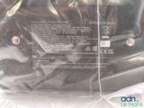 a plastic bag with a picture of a motorcycle inside of it