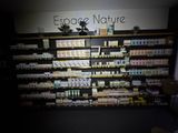 an image of a store with a lot of products on the shelves