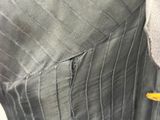 a close up of a piece of clothing with a banana in it