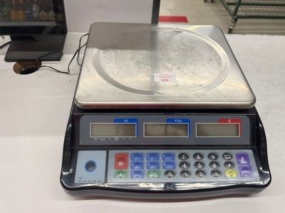 a scale that is sitting on a table