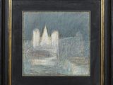 an image of a painting of a castle in the snow