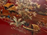 a picture of a painting on the wall of a house