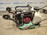 an image of a lawn mower that is sitting on the ground