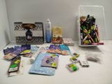 many items that are on the counter in the room