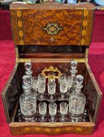Cave à liqueur d’époque N III, XIXe siècle, en loupe et ronc… (photo 2)