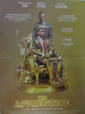 une image représentant une affiche de film sur laquelle figure un homme assis sur un trône