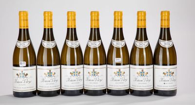 six bouteilles de vin sont alignées dans une rangée