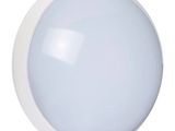 a close up of a light that is on a white surface