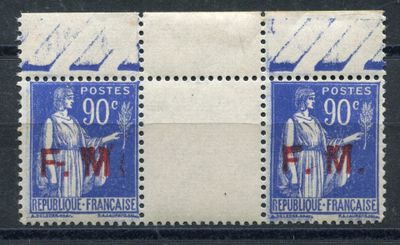 a stamp with a picture of a man and a woman on it