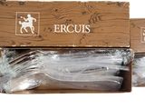 packaging of a pair of shoes in a box on a white background