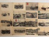 beaucoup de vieilles photos de bateaux sur l'eau