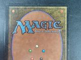 the back cover of a magic the gathering card game