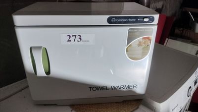 a microwave that is sitting on top of a box