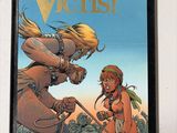 the cover of a comic book featuring a woman and a man