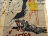 Affiche française du film « Gangsterer », représentant une femme allongée par terre