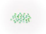 green tourmaline faceted round beads