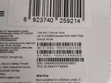 the back of a cell phone with a bar code on it