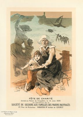 an image of a drawing of a woman and child sitting on a bench