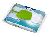 the wet wipes are in a plastic bag on a white background