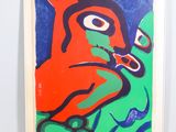 une image d'une peinture sur un mur