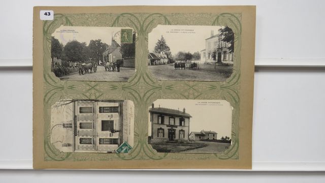 Nouziers : Lot de 7cpa, dont 4 avec défauts.