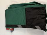 a pair of pants that are sitting on a bed