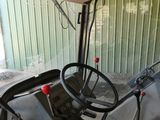 a truck with a steering and a steering wheel in the back