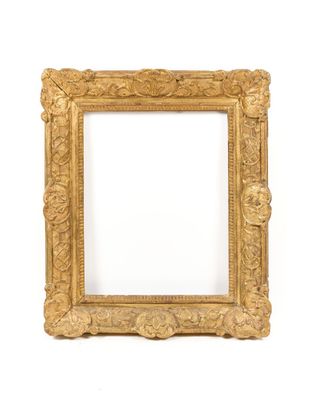 a gold frame with a white background and a white background