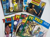 a lot of comics that are on the table