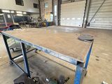 a table that has a lot of tools on it