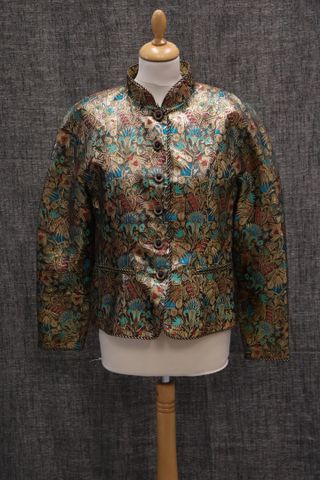 GUY LAROCHE Boutique Paris – Magnifique Veste numérotée en lamé m...