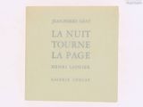 jean - herbe gray - la nuit tourne la page