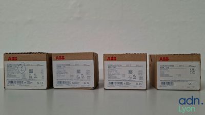 Lot de 4 disjoncteurs - ABB - S202M, S204M, S204, S204L - Ne…