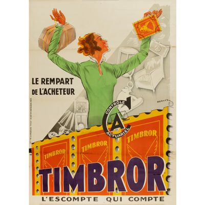 Timbror Affiche lithographique [Non Canvas]