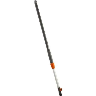 a close up of a mop with a handle on a white background