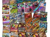 a large collection of pokemon cards on a white background