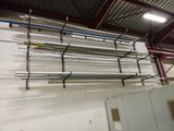 a picture of a rack of pipes in a building