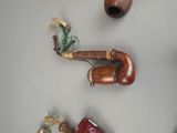 three different types of pipes that are on the wall