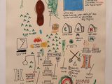une image représentant une feuille de papier sur laquelle figurent des dessins