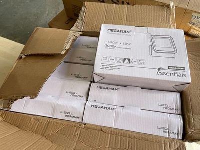 many boxes of electronic equipment sitting on the floor