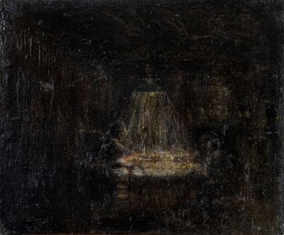 Hervé THIBAULT (né en 1944) Scène intimiste - Photo 1