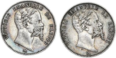 une pièce d'argent portant l'image d'un homme