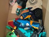 a box full of clothes and other items that are in it