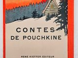 the cover of the book contes de pouchkine is shown