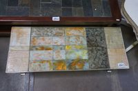 table basse vintage - années 60 - avec carreaux en céramique… (photo 2)