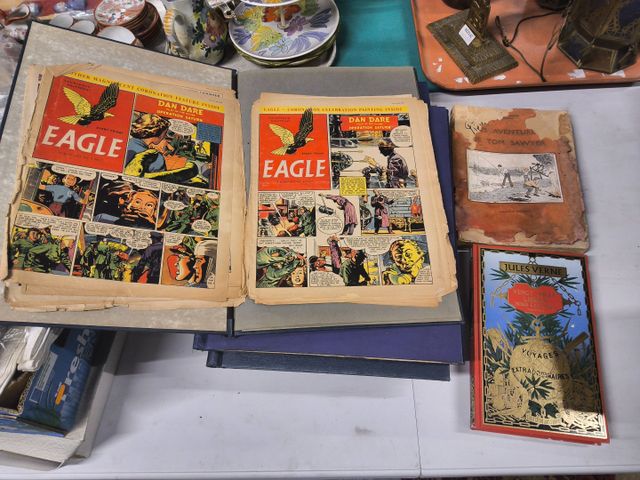 Lot d’albums EAGLE des années 50, les aventures de Tom Sawyer édi...