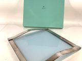 tiffany tiffany blue square tray with silver frame