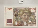 l'image d'une image représentant une femme figurant au recto d'un billet de banque