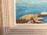 a picture of a painting on the wall of a room