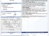 a close up of a document with a barcode on it
